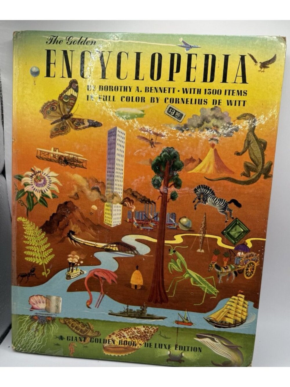 1946 The Golden Encyclopedia by Dorothy A Bennett Giant Golden Book Deluxe 1st